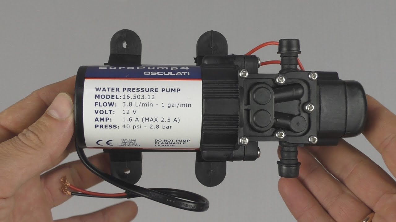 Насос 12V для кухни | Osculati Europump 4 fresh water pump