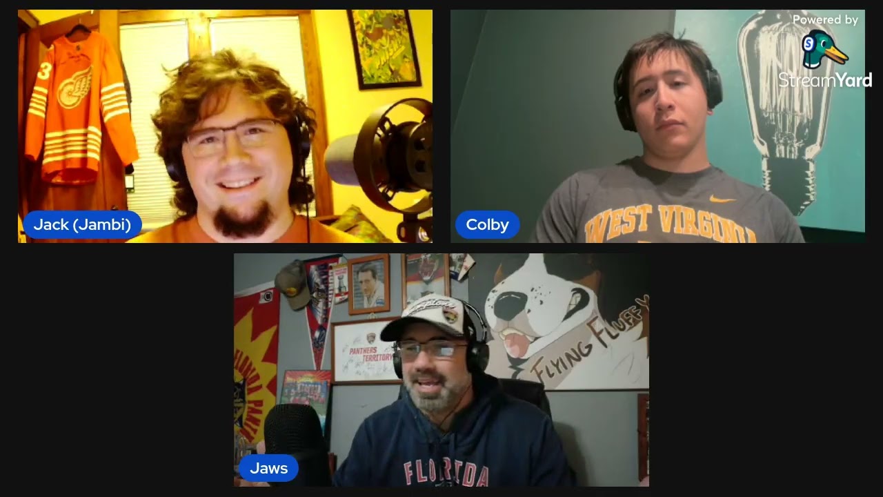 Talking Red Wings and Panthers with Jambi Pot and Flying Fluffy