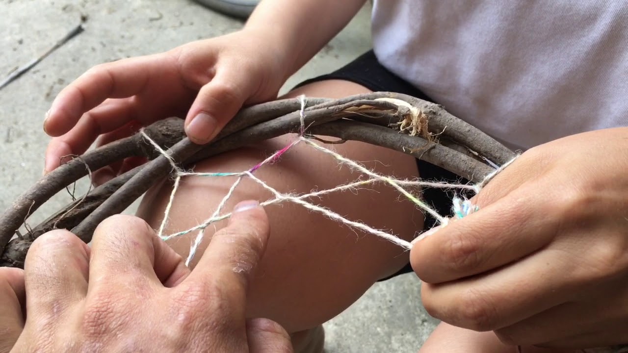 ドリームキャッチャー作り会 — Making dream catcher workshop