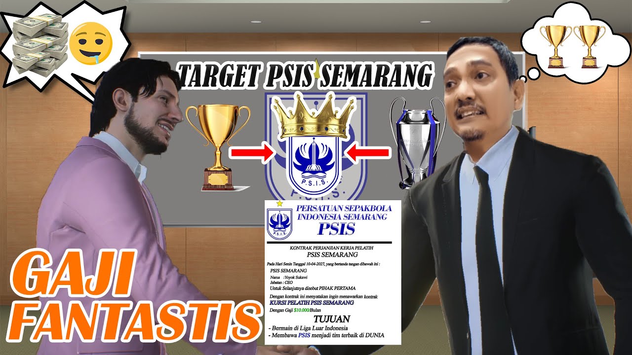 SAYA MENDAPATKAN TAWARAN GAJI FANTASTIS UNTUK MELATIH KLUB PSIS SEMARANG