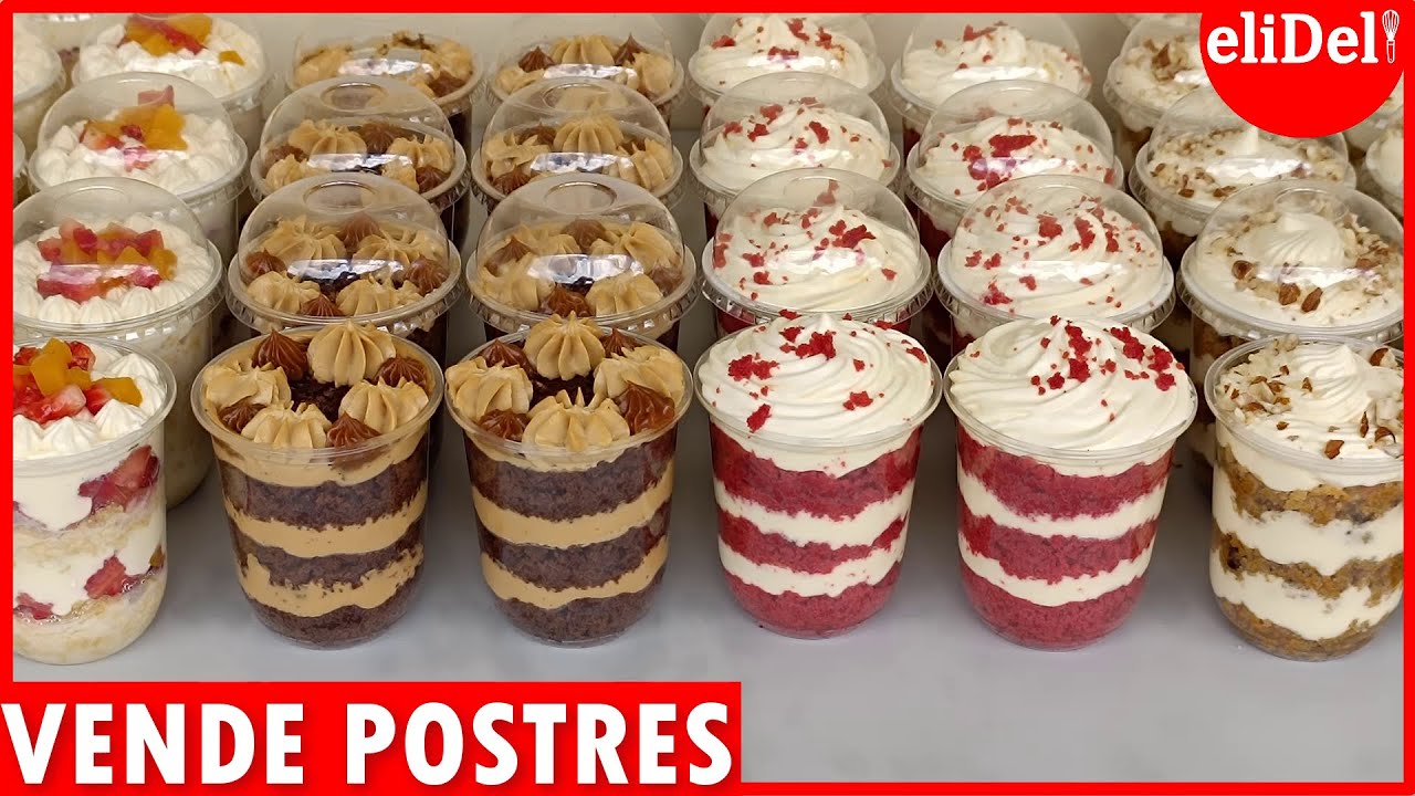 30 Postres Para GANAR mucho DINERO🤑 Crea tu EMPRENDIMIENTO desde CASA 4 Tortas Cuchareables