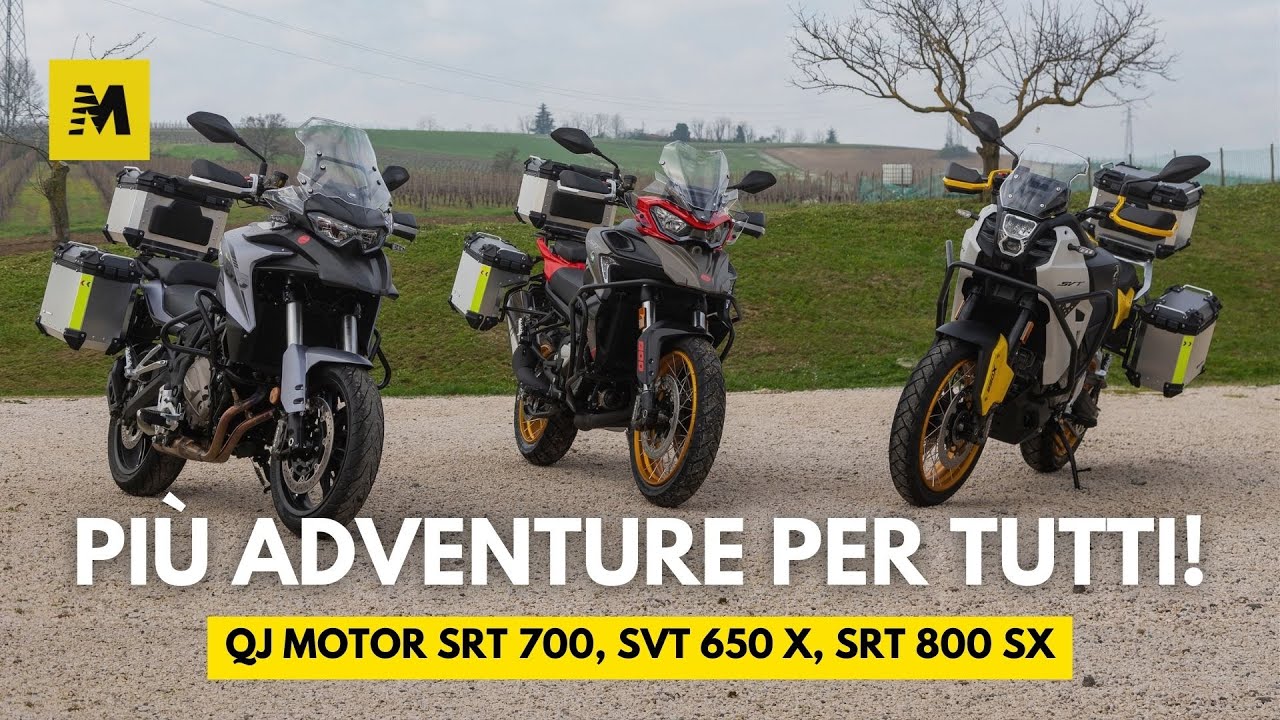 Il test delle Adventure di QJ Motor! SRT 700, SRT 800 SX e SVT 650 X