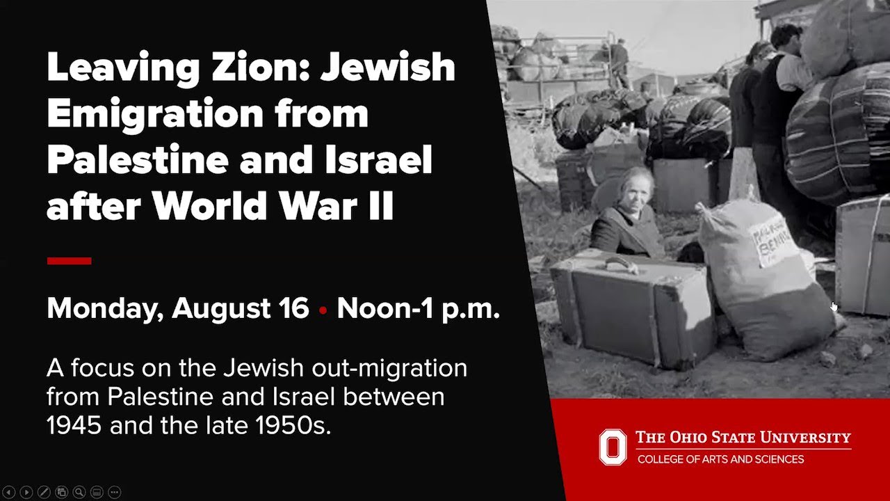 Leaving Zion: Jewish Emigration from Palestine and Israel after World War II