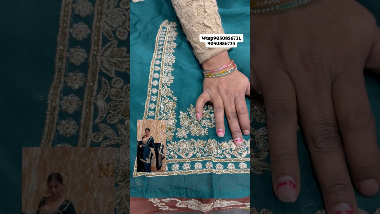 Handwork punjabi suit||