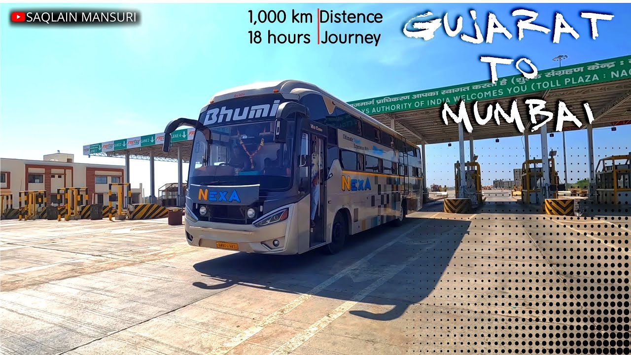 NEXA Bhumi Travels Bus Journey Vlog😎 Diu-Una(Gujarat) To Mumbai🛣️ Ashok Leyland BS-4 🔥