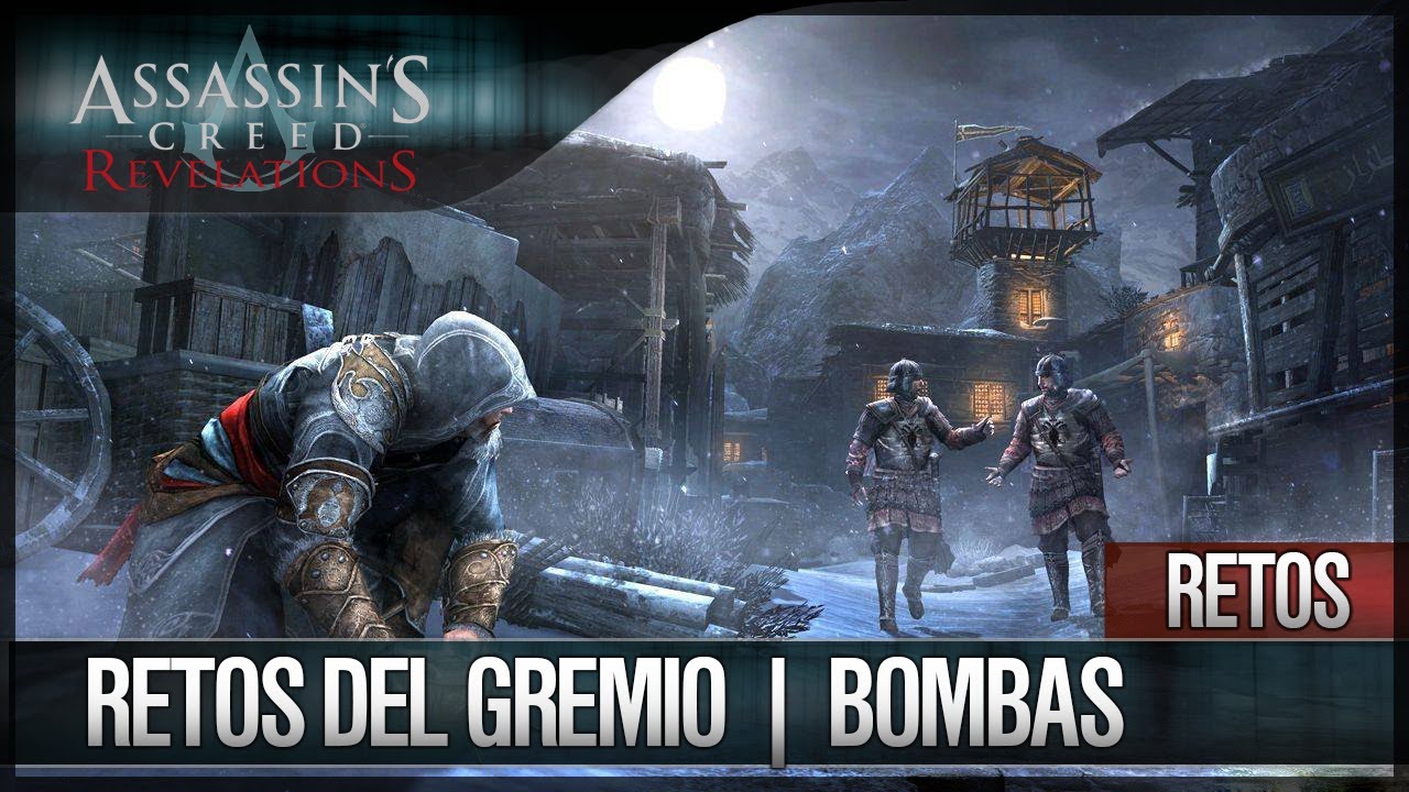 Assassin's Creed Revelations | Walkthrough Español | Todos los Retos del Gremio Bombas |5| 100%