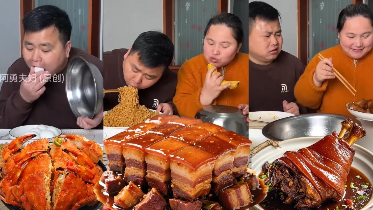 蠢老公以为偷光鸡蛋赢了？殊不知红烧肉我早藏好了，看他吃白饭的傻样！【阿勇夫妇】