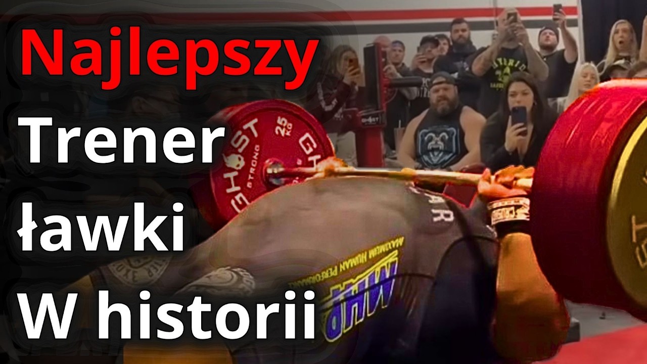 Wytrenował 5 os&oacute;b wyciskających 300kg. Oto jego 5 metod