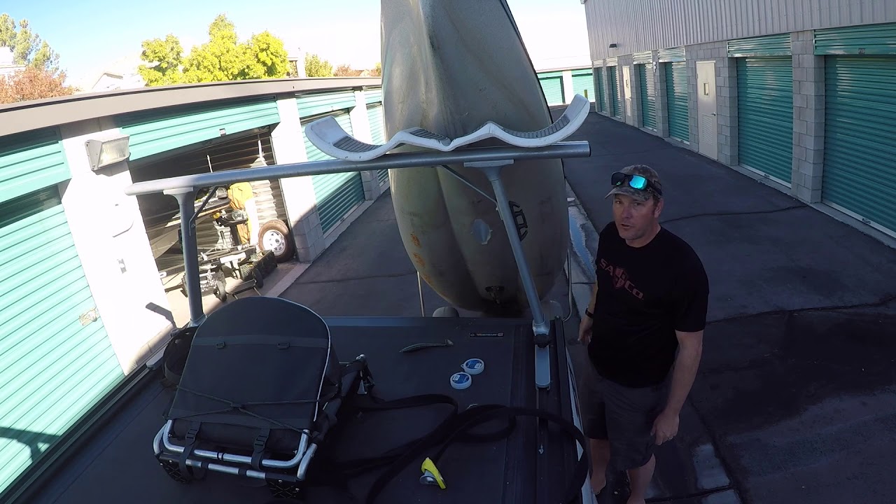 Roof Top loading a Pro Angler 14