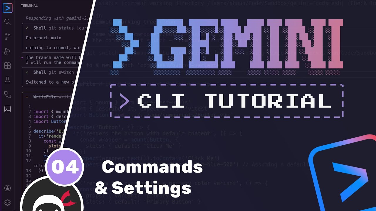 Учебное пособие по Gemini CLI №4 — Команды и настройки