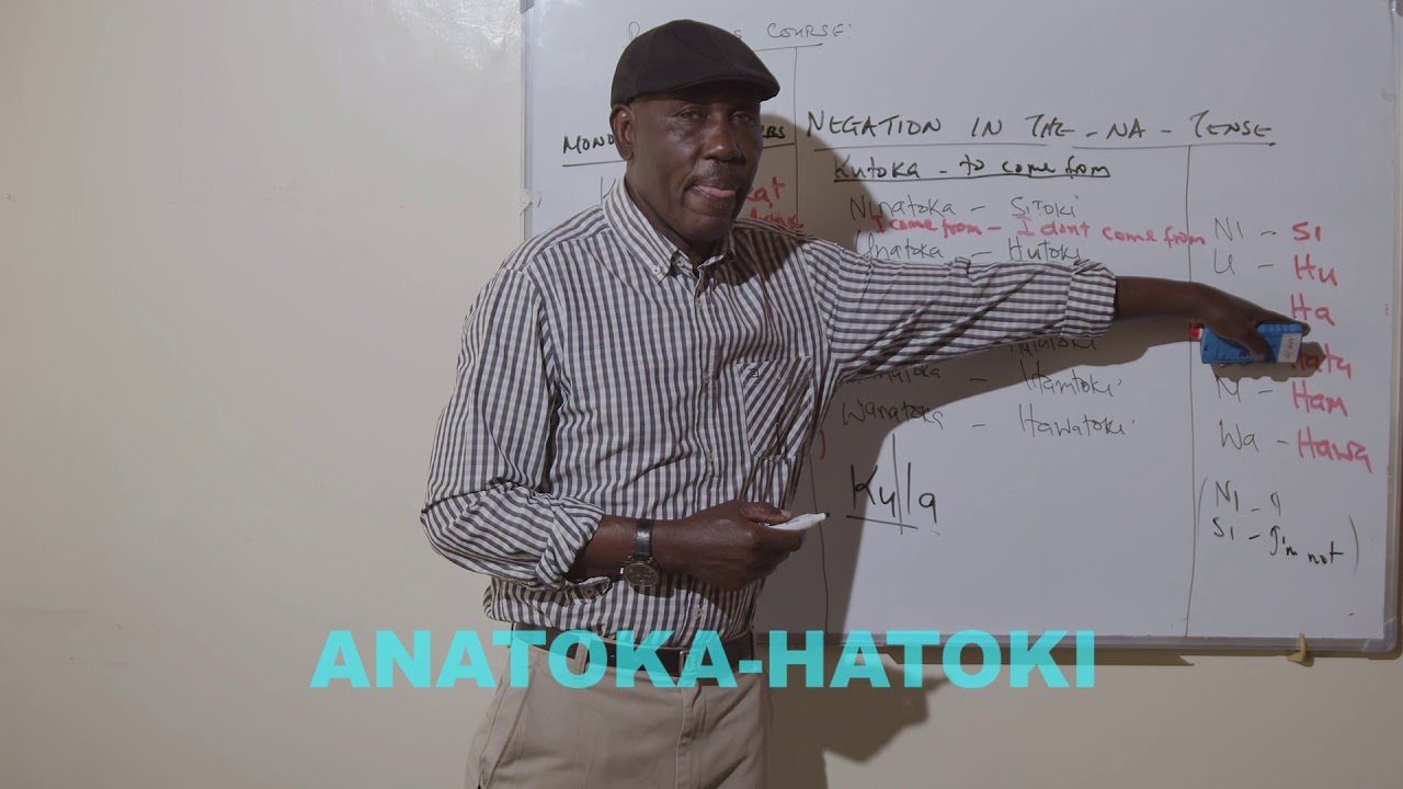 KISWAHILI BEGINNER COURSE LESSON 3-Monosyllabic Verbs and Negation.