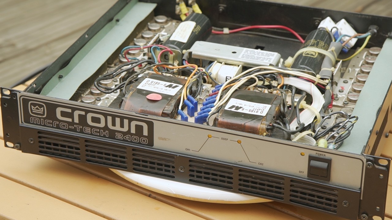 Look inside Crown Micro-Tech 2400 (King of Amplifiers)