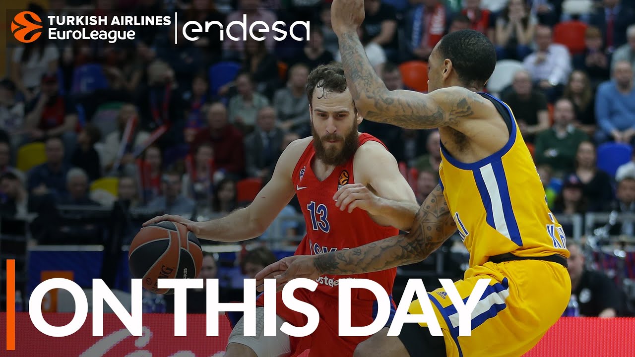On this day, April 19, 2018: Sergio Rodriguez had career-highs!