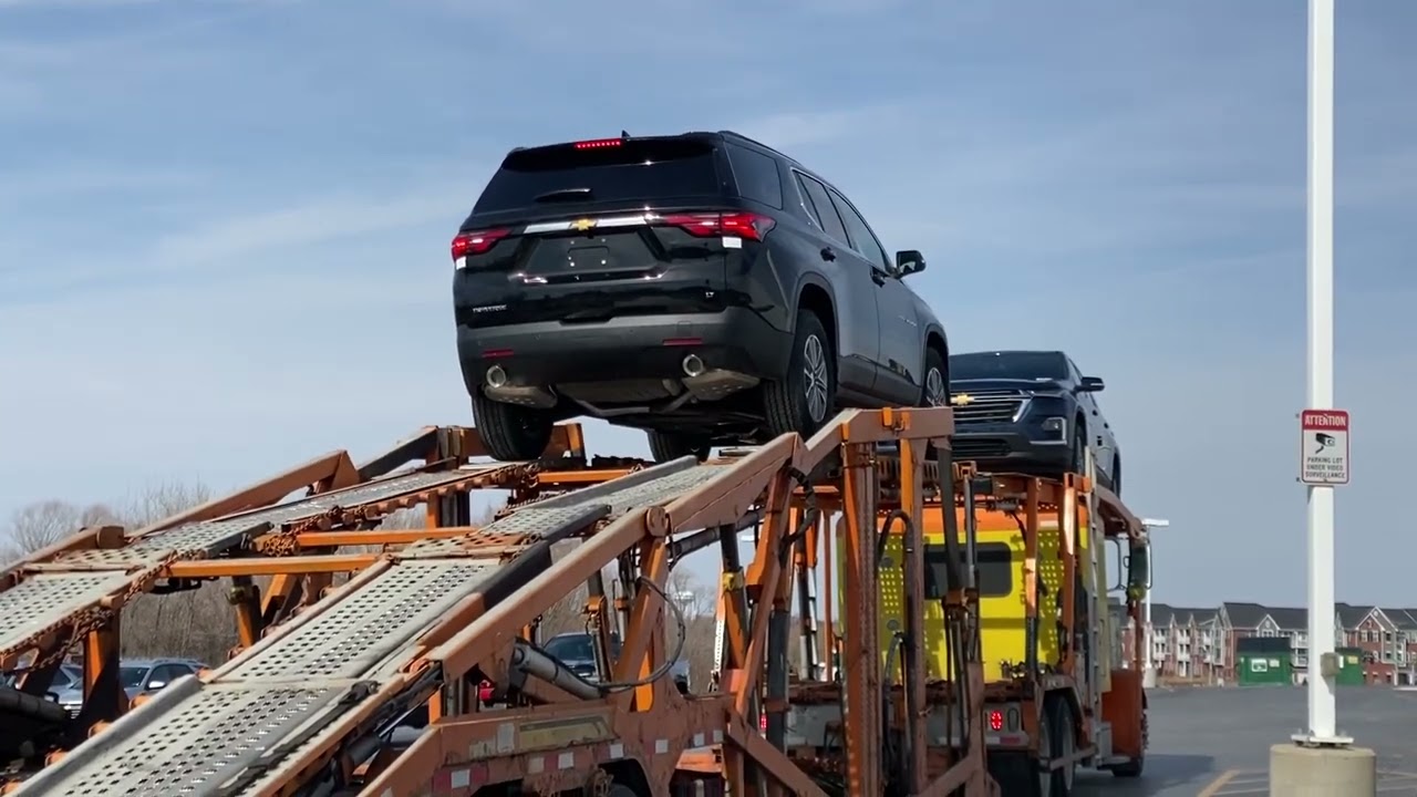 Fresh truckload of Traverses at Ron Westphal Chevrolet!