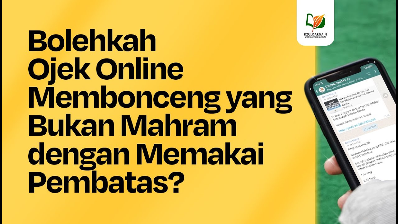 Bolehkah Ojek Online Membonceng yang Bukan Mahram dengan Memakai Pembatas?