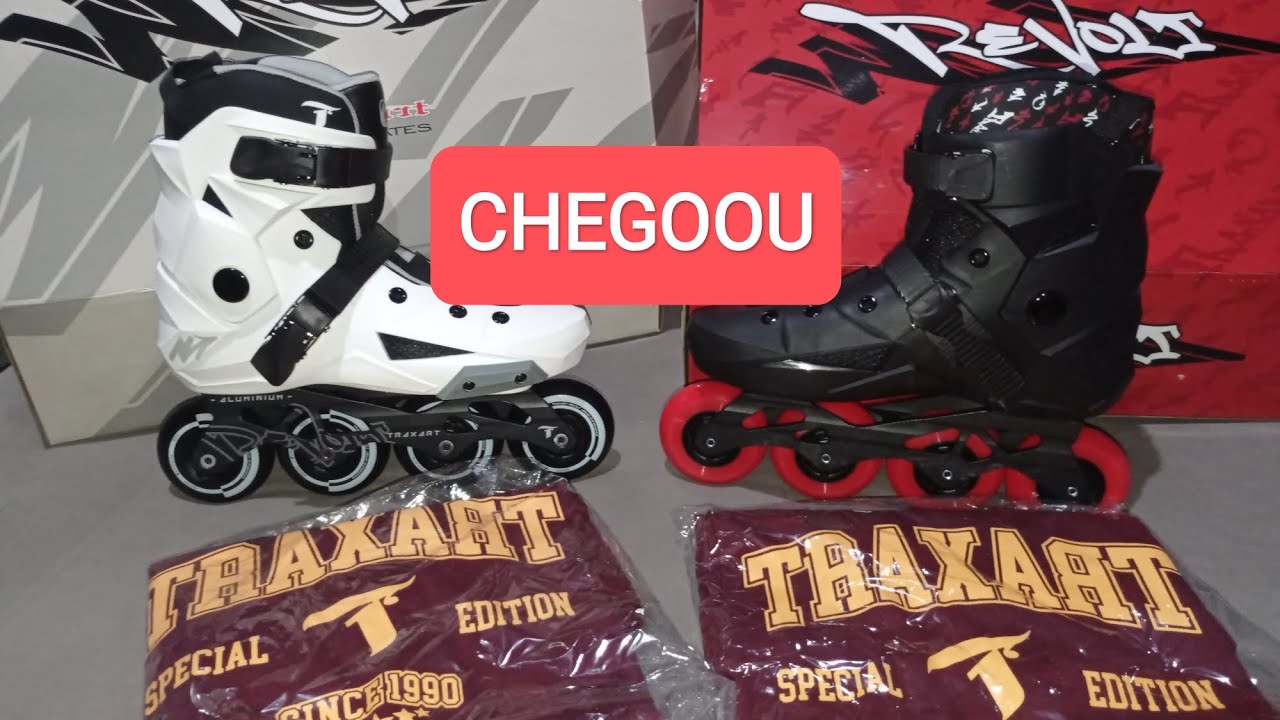 O PATINS CHEGOU. Traxart revolt | Mayara Mamoro