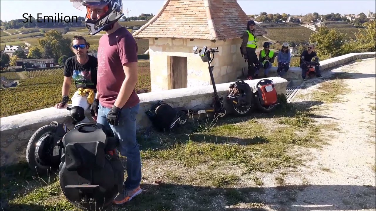 St Emilion 17 10 21 rando multi-mobilités individuel électriques