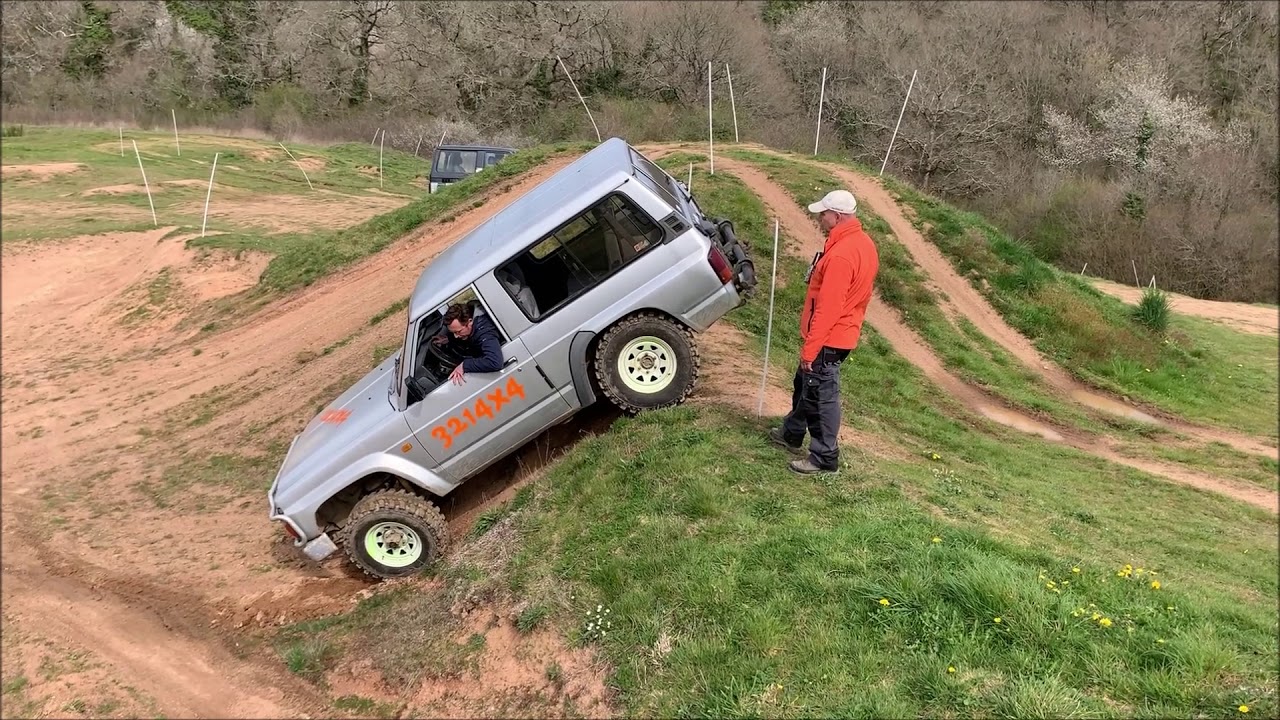 Stage de pilotage 4x4, franchissement 45&deg;