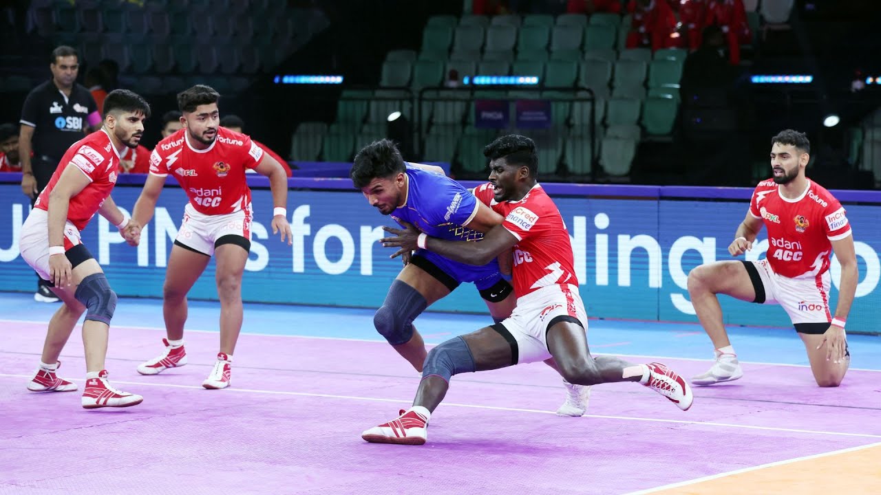 PKL Highlights: Gujarat Giants vs Tamil Thalaivas | Pro Kabaddi League Season 12 | Hindi