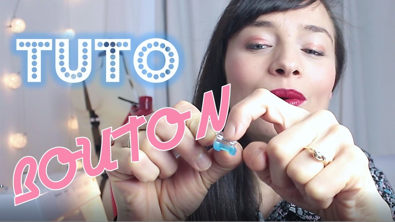 Tutoriel couture: le pied pose boutons 😍