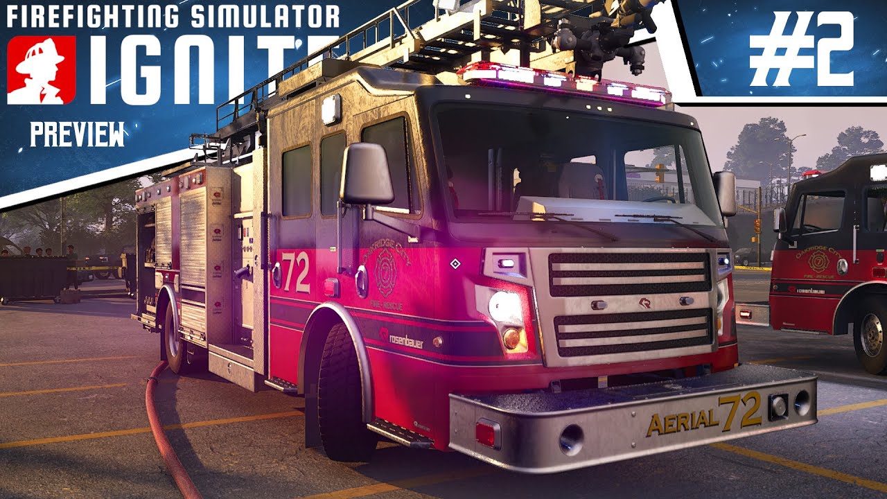 Firefighting Simulator: Ignite 🔥 #2 - Einsatz für den Rosenbauer Roadrunner 68! 🚒