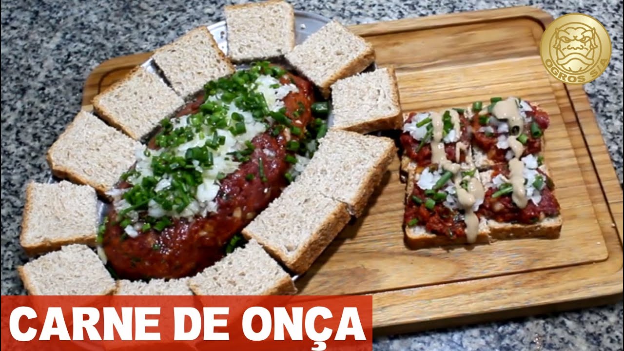 Carne de Onça (Conheça a receita do CHEF KAISER. A melhor que já provei!)