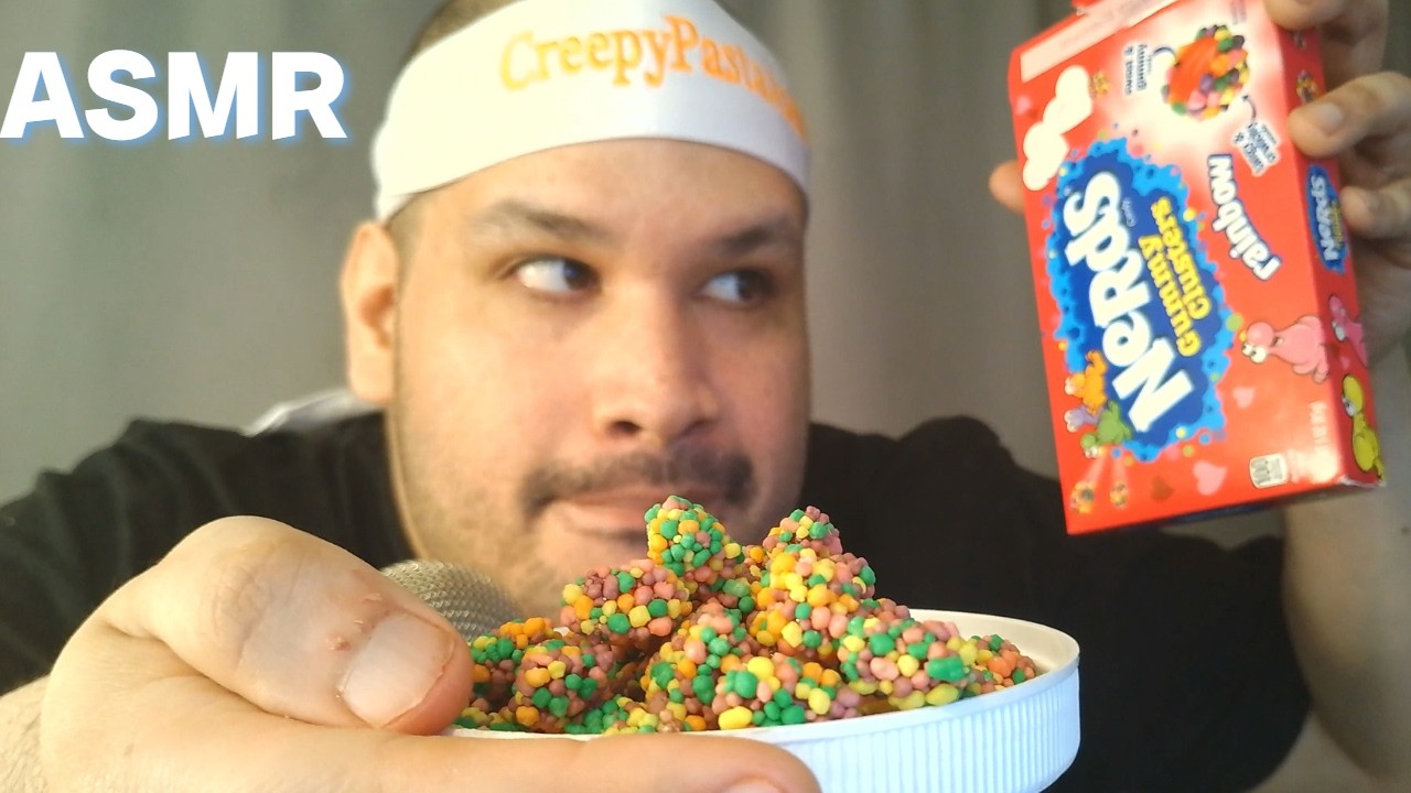 Asmr Trying Nerds Gummy Clusters first time