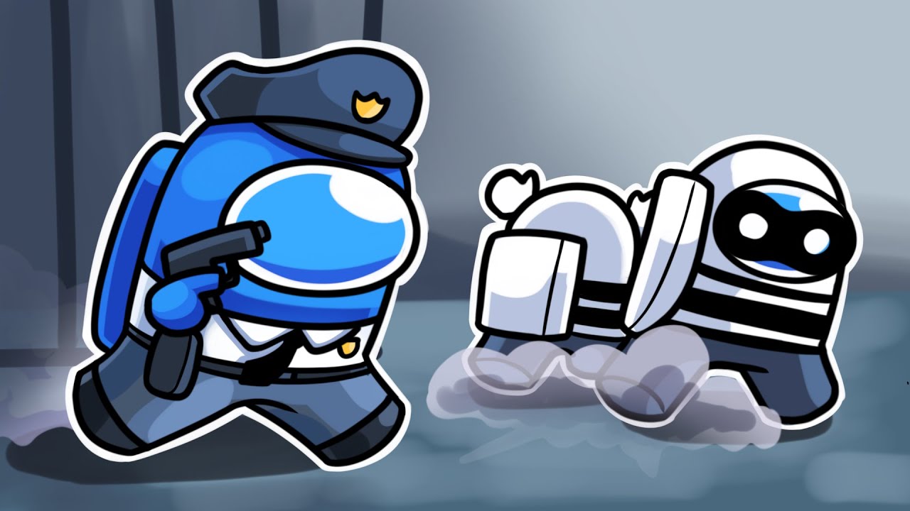 COPS and ROBBERS Game Mode in AMONG US