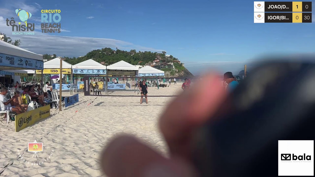 Circuito Estadual RJ Beach Tennis ! MISTA A (FINAL) 
JOAO/DANIELA VS IGOR/BIA SIMAS