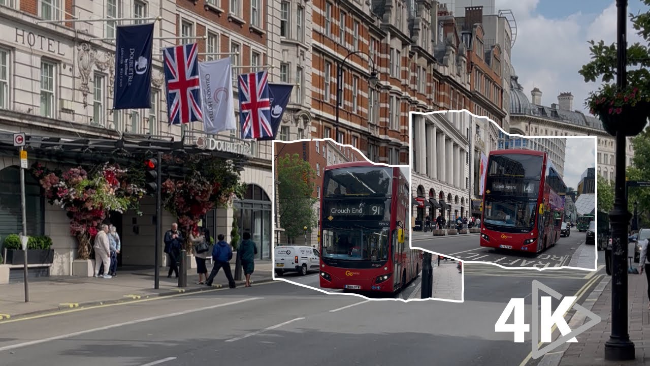 London Tour: Euston Station to Tottenham Court Road #walkwithro