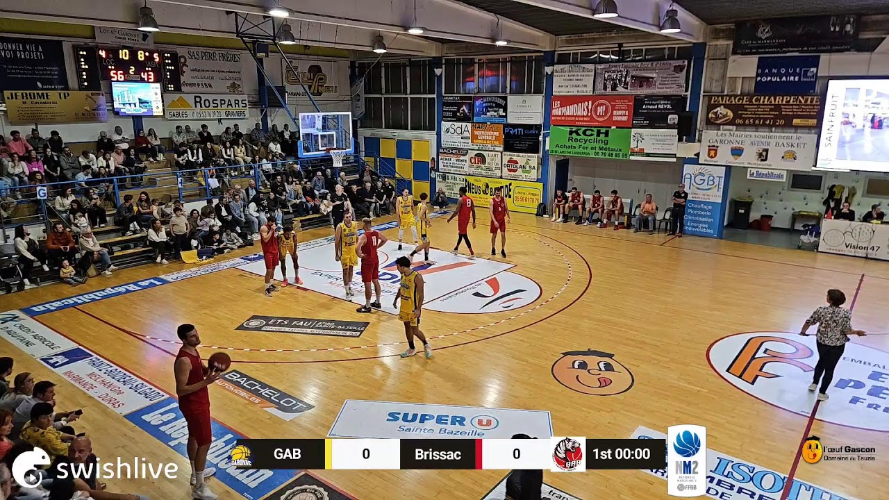 NM2: Championnat J2 AUCH/GAB
GAB VS Brissac