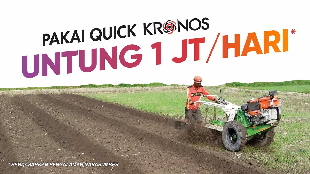 [BANJIR DUIT!] DENGAN QUICK KRONOS | ROTARY KRONOS CEPAT MEMBUAT GULUDAN | BISNIS TRAKTOR UNTUNG