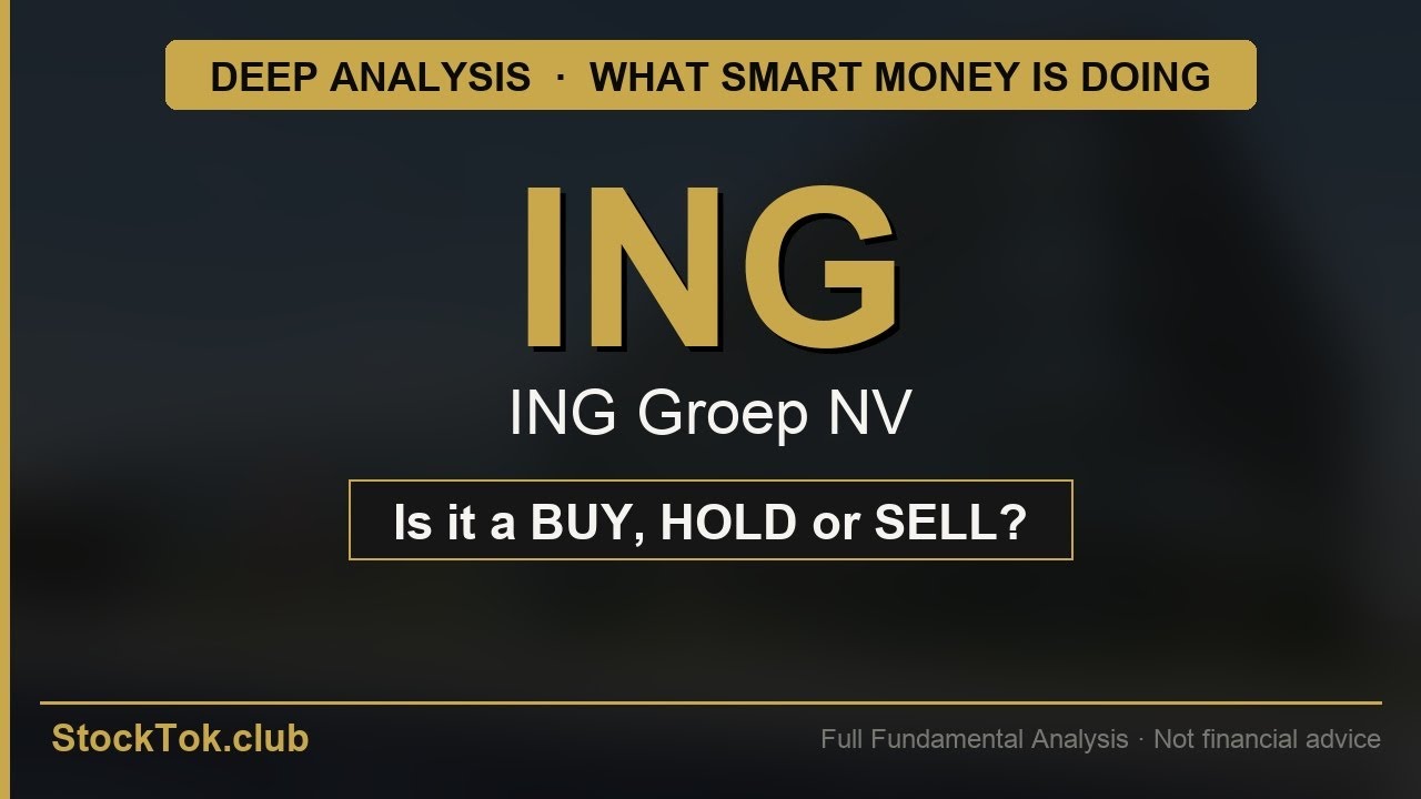 ING Groep NV (ING) &mdash; BEARISH | Full Deep Dive | StokTok