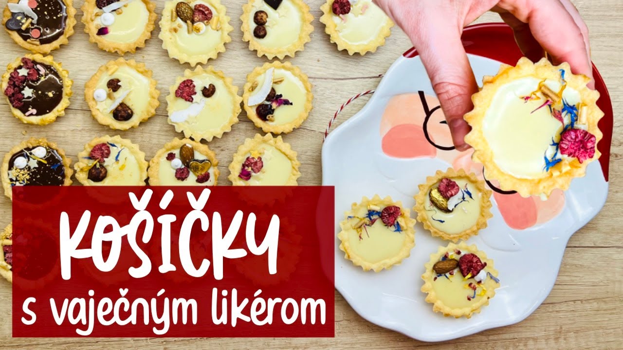 Košíčky s vaječným likérom✨ Vianočné pečenie