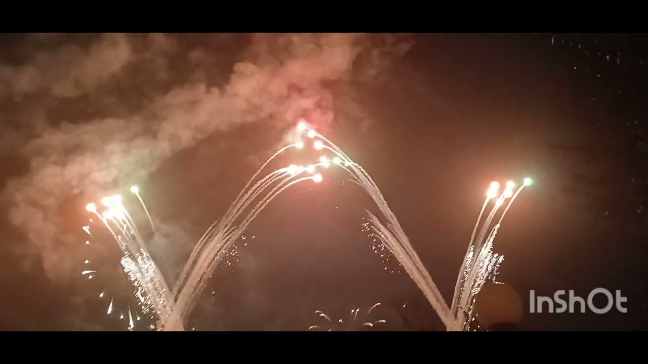 Disneyland Christmas Fireworks 