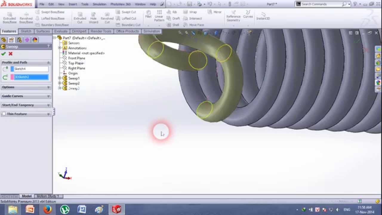 Tension spring