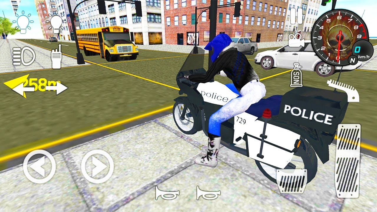 Real Police Motorbike Simulator 2021 - Android GamePlay