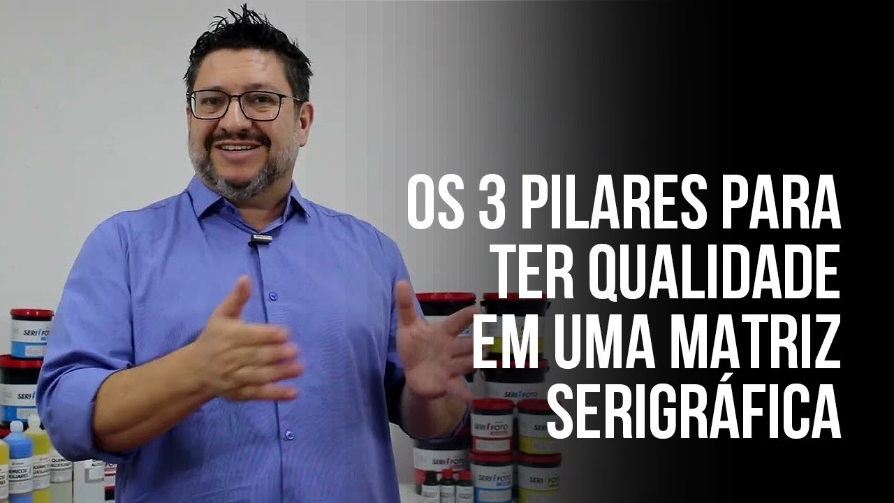 Os 3 pilares para ter qualidade em uma matriz (tela) de serigrafia