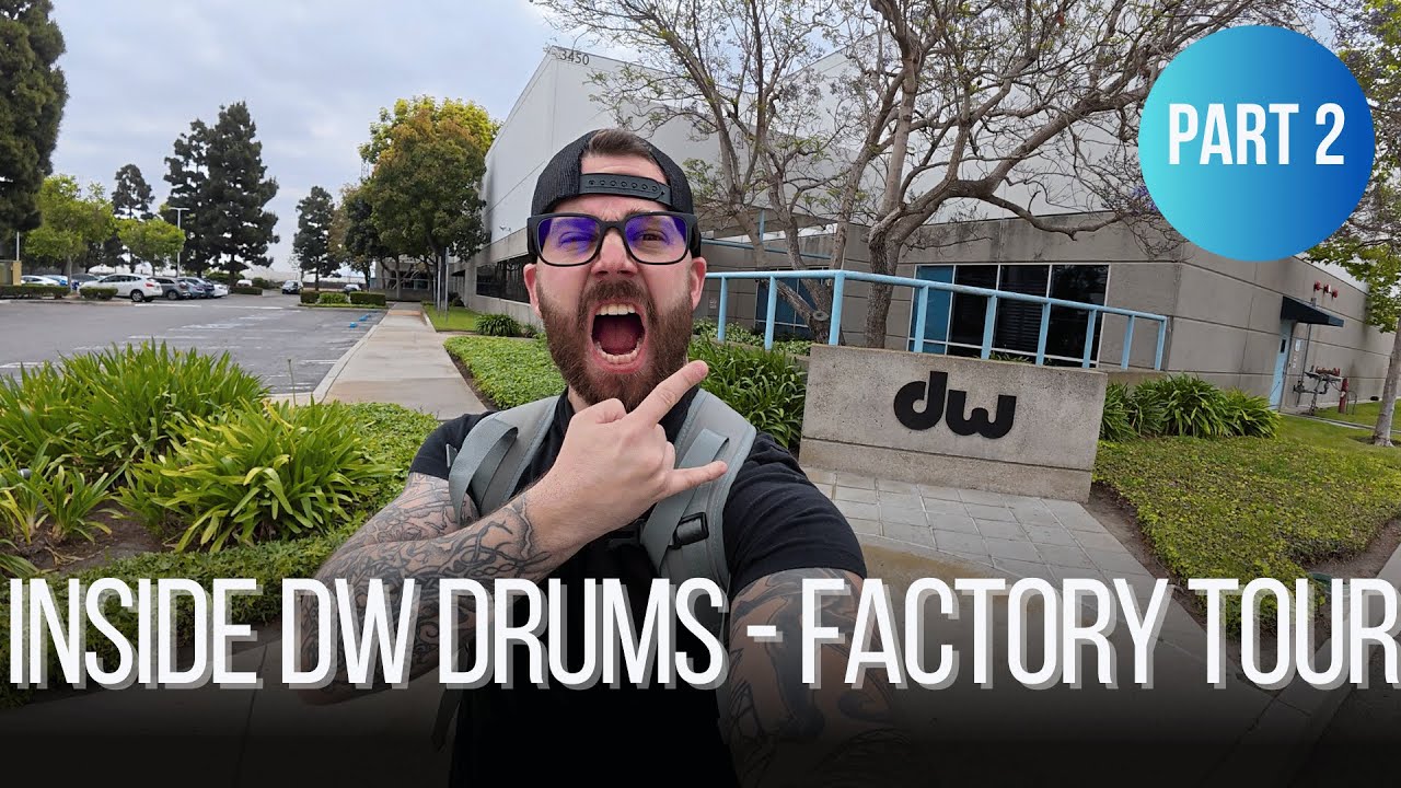 🏭 DW Drums Factory Tour – PART 2 | Full 60-Minute Behind-the-Scenes Tour! 🥁