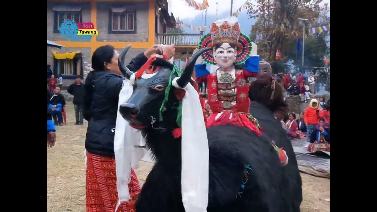 • The famous yak Dance of Sazo village •