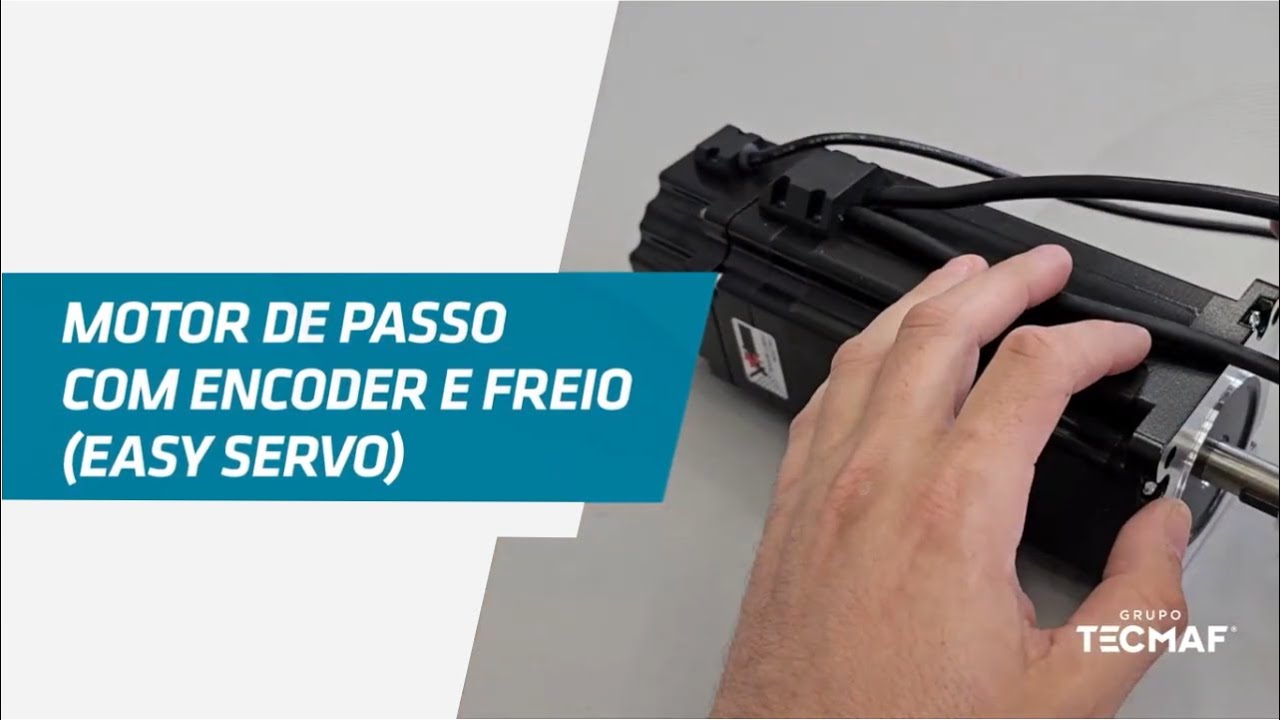 Motor de Passo com Encoder e Freio (Easy Servo) Tecmaf