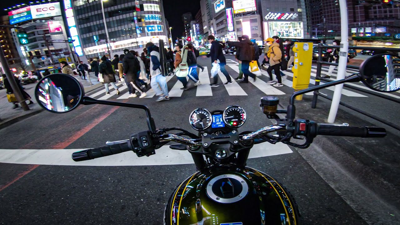 Kawasaki Z900RS Night Ride | Pure Engine Sound Only