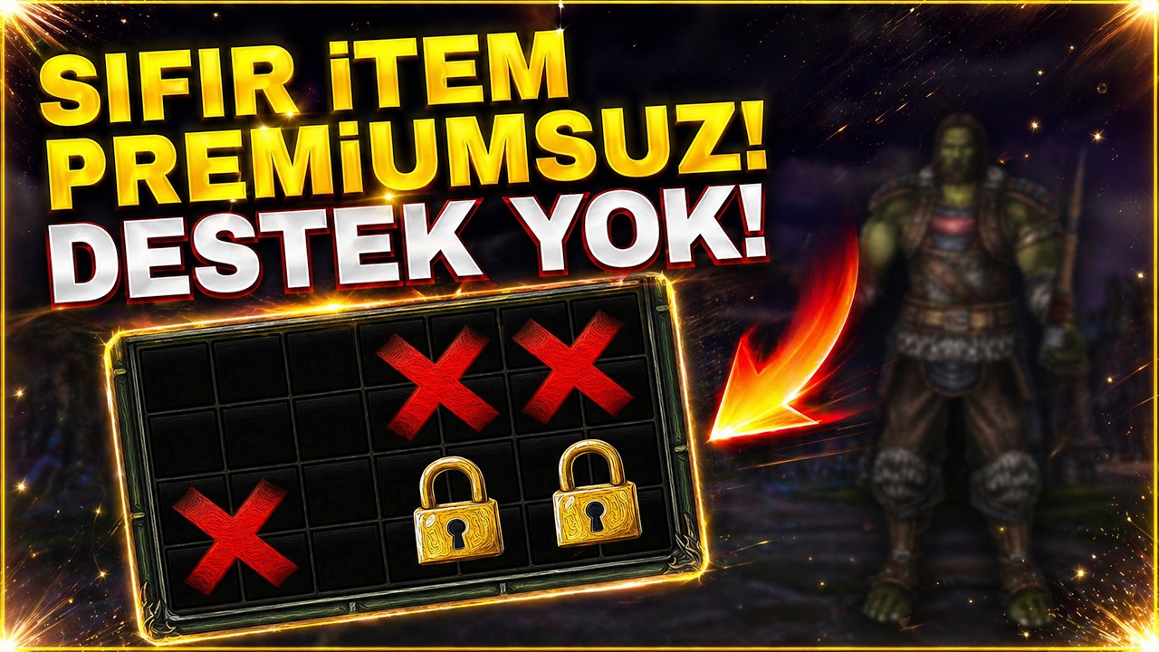 Knight Online Dryads | Sıfırdan Itemsiz Okçu Başlangıç Bölüm #1