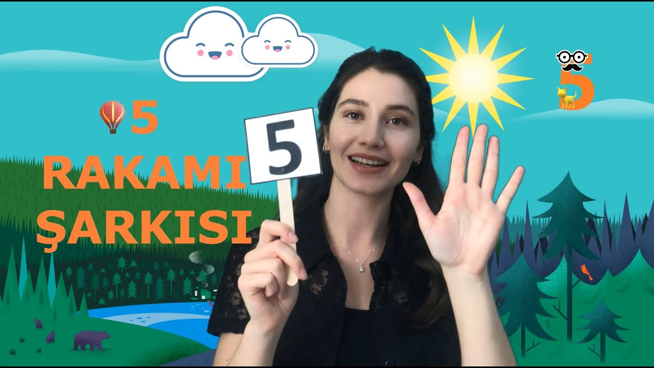 5 Rakamı Şarkısı | Beş Sayısı &Ouml;ğreniyorum | Sayı Şarkıları