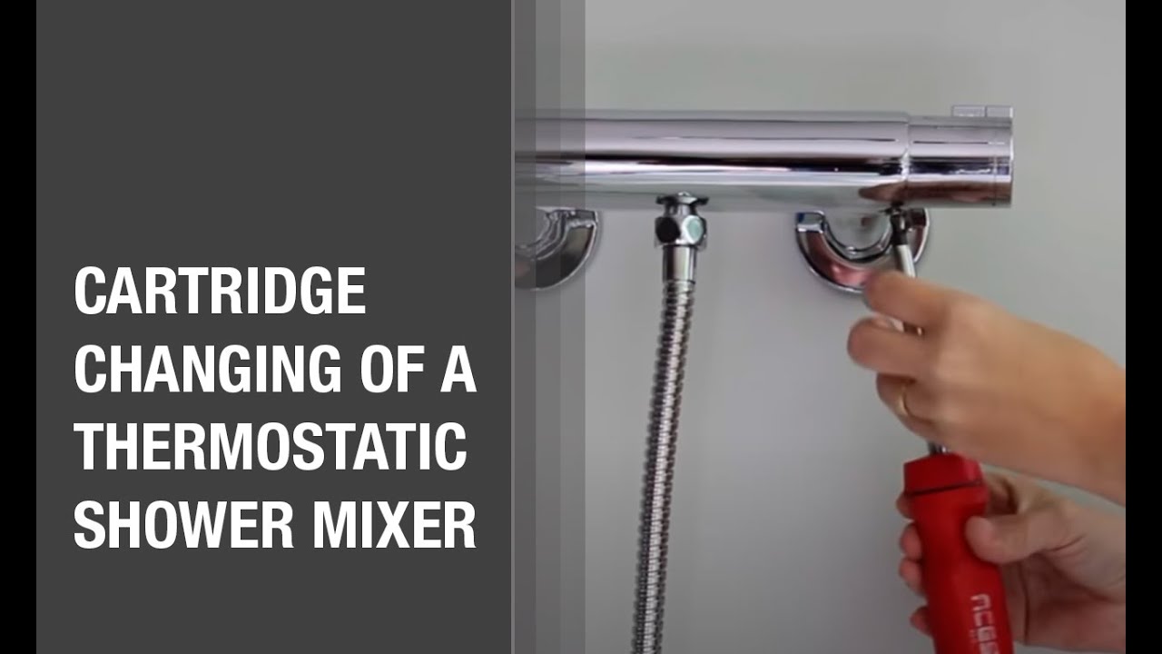 Cartridge Changing of a Thermostatic Shower Mixer