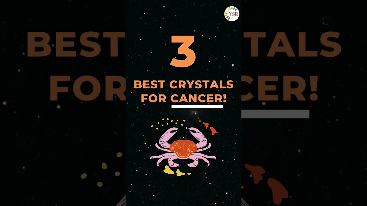 3 Best Crystals for Cancer Zodiac! #shorts