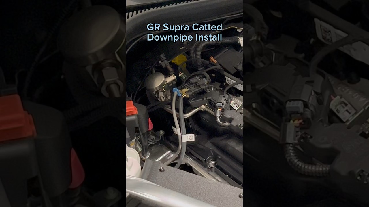 Active Autowerke Catted Downpipe install for my GR Supra #grsupra #supra #toyotasupra #install
