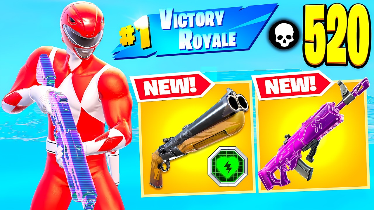 Red Ranger Skin! Fortnite Blitz Gameplay | SOLO SQUADS High Eliminations