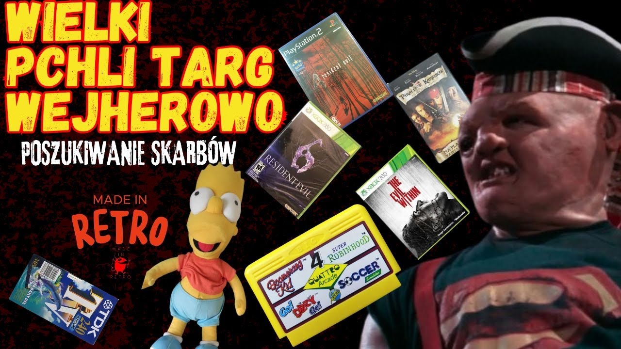 Pchli Targ Wejherowo, CENNA GRA, Retro Skarby za Grosze! #antyki #starocie #targ