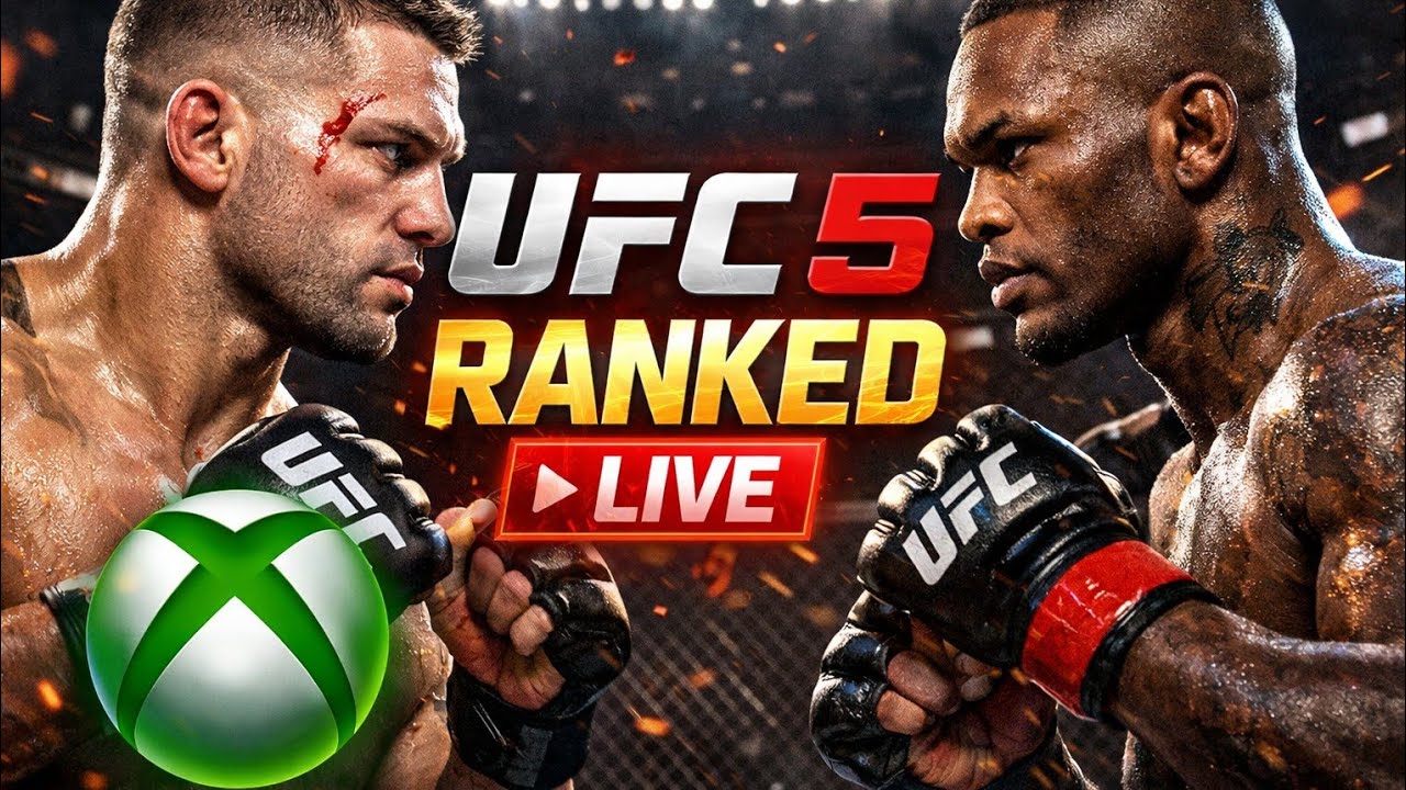 SO TEM LUTADOR BRABO NA RANKED!!!! | UFC 5 LIVE XBOX SERIES S